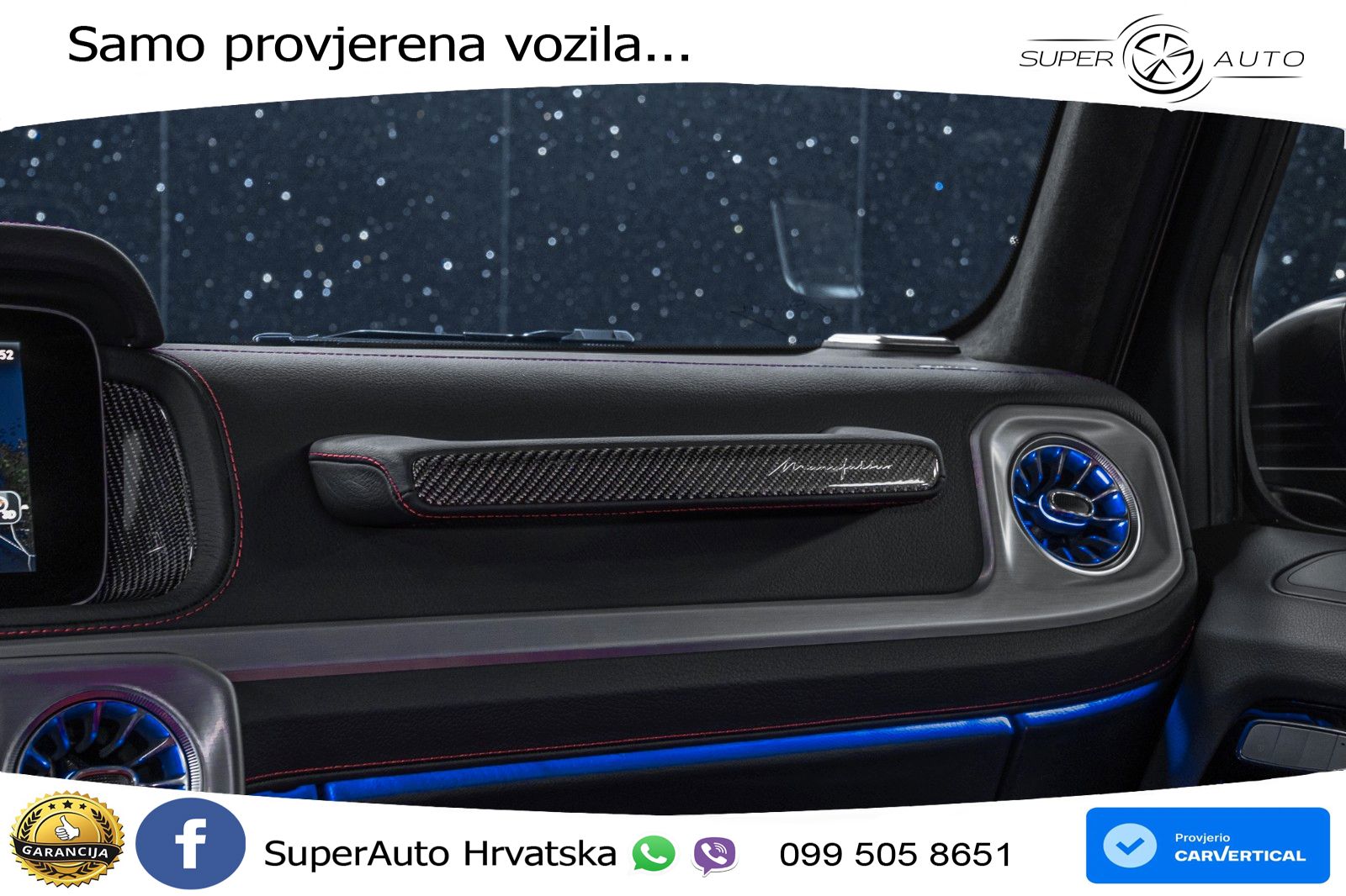Mercedes AMG G 63 Long V8 (585 KS) 4MATIC 9G-TRONIC AMG SPEEDSHIFT TCT Manufaktur LED+GR SJED+ACC
