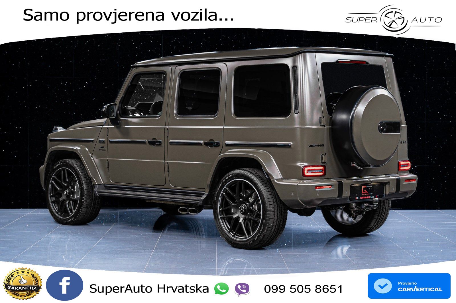 Mercedes AMG G 63 Long V8 (585 KS) 4MATIC 9G-TRONIC AMG SPEEDSHIFT TCT Manufaktur LED+GR SJED+ACC