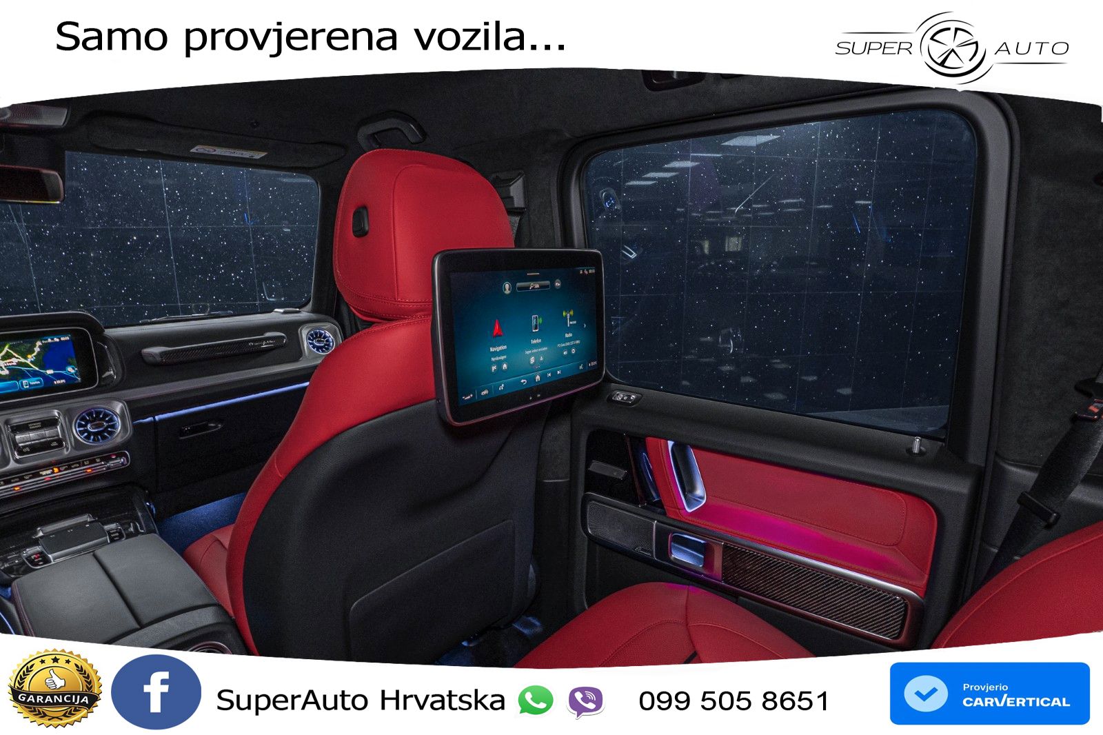 Mercedes AMG G 63 Long V8 (585 KS) 4MATIC 9G-TRONIC AMG SPEEDSHIFT TCT Manufaktur LED+GR SJED+ACC