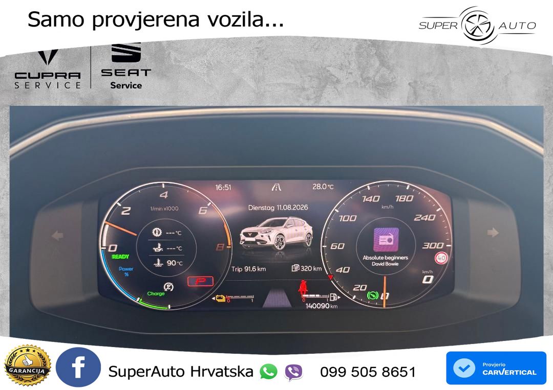 Cupra Formentor 1.4 TSI (245 KS) e-Hybrid DSG VZ LED+GR SJED+ACC