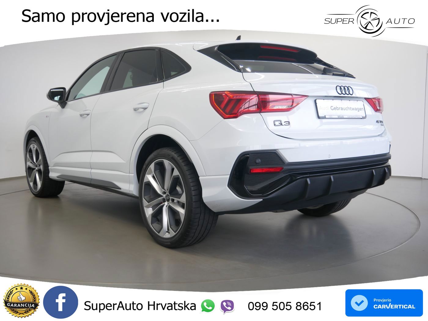 Audi Q3 Sportback 45 TFSI (245 KS) quattro S tronic S line