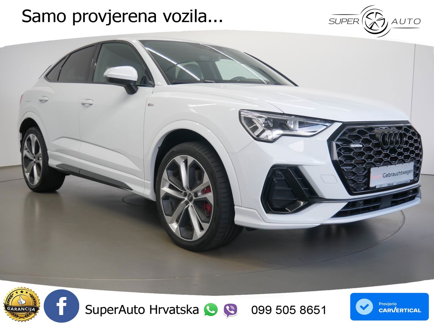 Audi Q3 Sportback 45 TFSI (245 KS) quattro S tronic S line