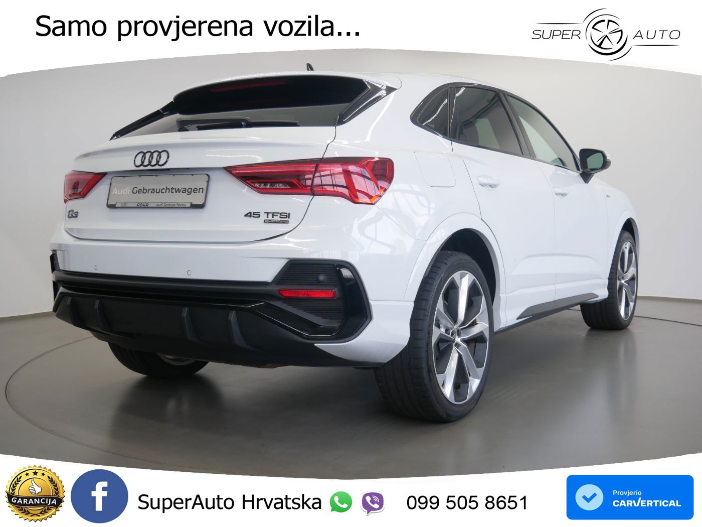 Audi Q3 Sportback 45 TFSI (245 KS) quattro S tronic S line