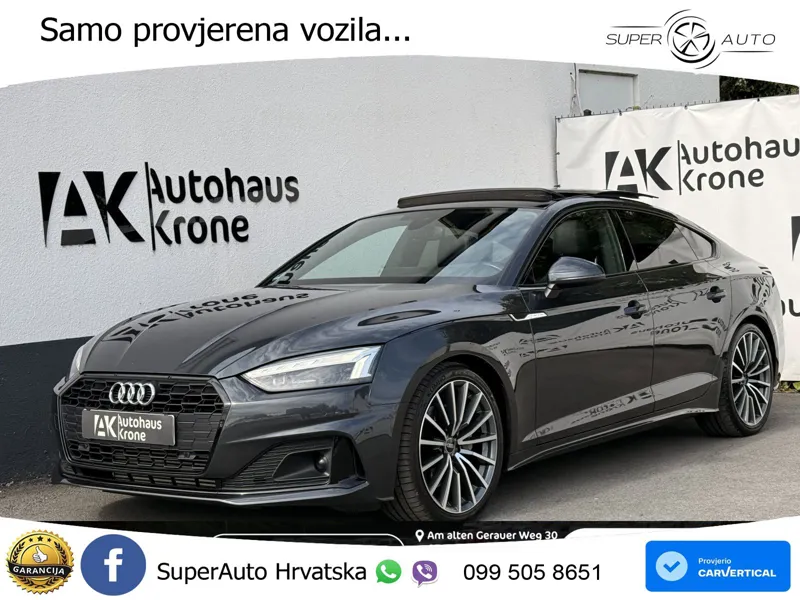 Audi A5 Sportback  40 TFSI (204 KS) S tronic S line MATRIX+GR SJED+KAM