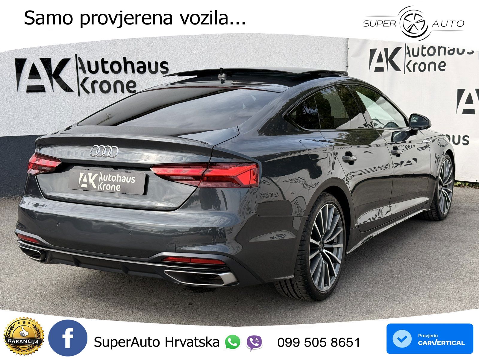 Audi A5 Sportback  40 TFSI (204 KS) S tronic S line MATRIX+GR SJED+KAM
