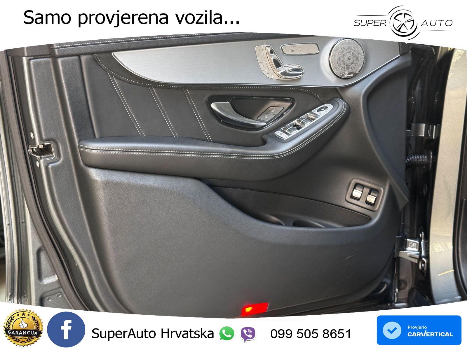 Mercedes AMG GLC 63 V8 (476 KS) 4MATIC+ MCT ZRAČNI+ACC+GR SJED+KAM+PANO