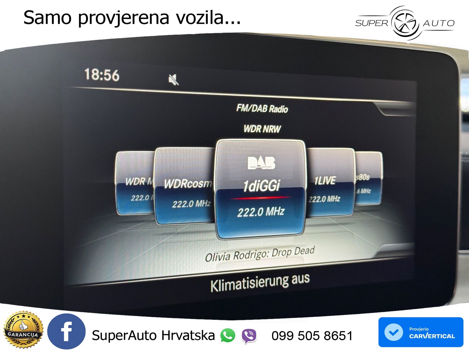 Mercedes AMG GLC 63 V8 (476 KS) 4MATIC+ MCT ZRAČNI+ACC+GR SJED+KAM+PANO