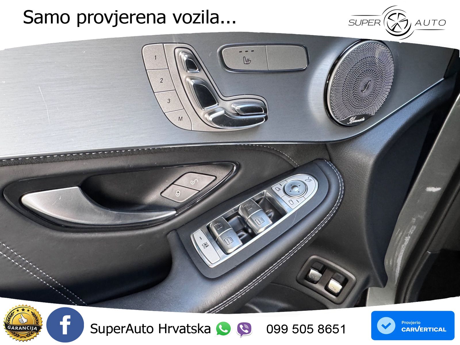 Mercedes AMG GLC 63 V8 (476 KS) 4MATIC+ MCT ZRAČNI+ACC+GR SJED+KAM+PANO