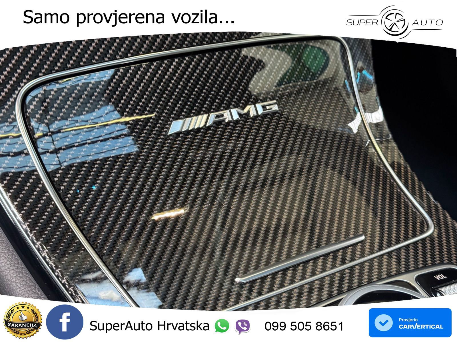 Mercedes AMG GLC 63 V8 (476 KS) 4MATIC+ MCT ZRAČNI+ACC+GR SJED+KAM+PANO