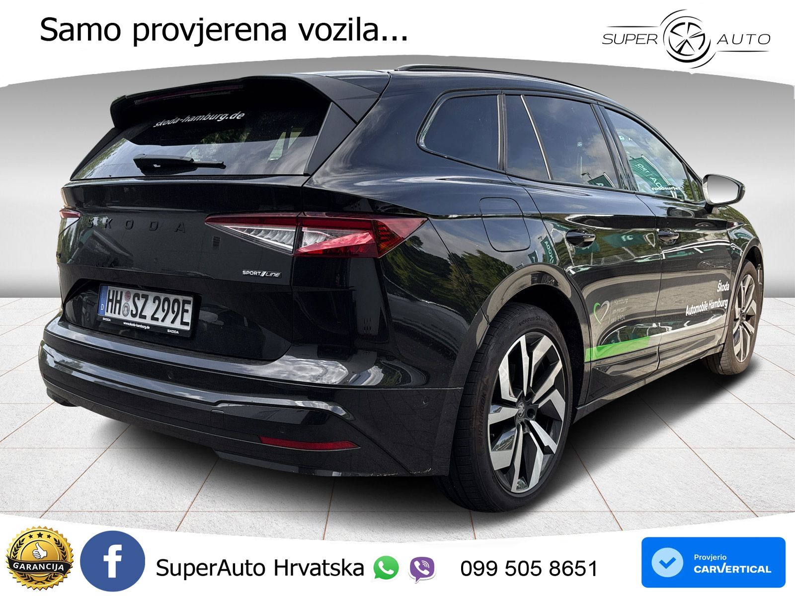 Škoda Enyaq 85 82 kWh (286 KS) SportLine LED+GR SJED+ACC