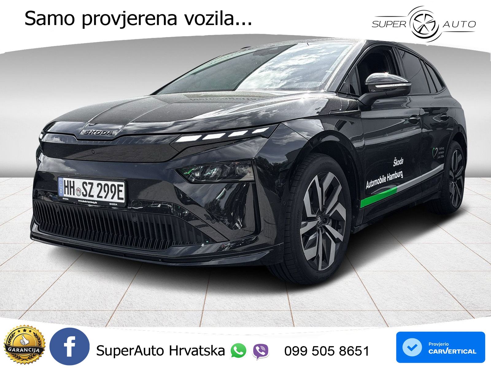 Škoda Enyaq 85 82 kWh (286 KS) SportLine LED+GR SJED+ACC