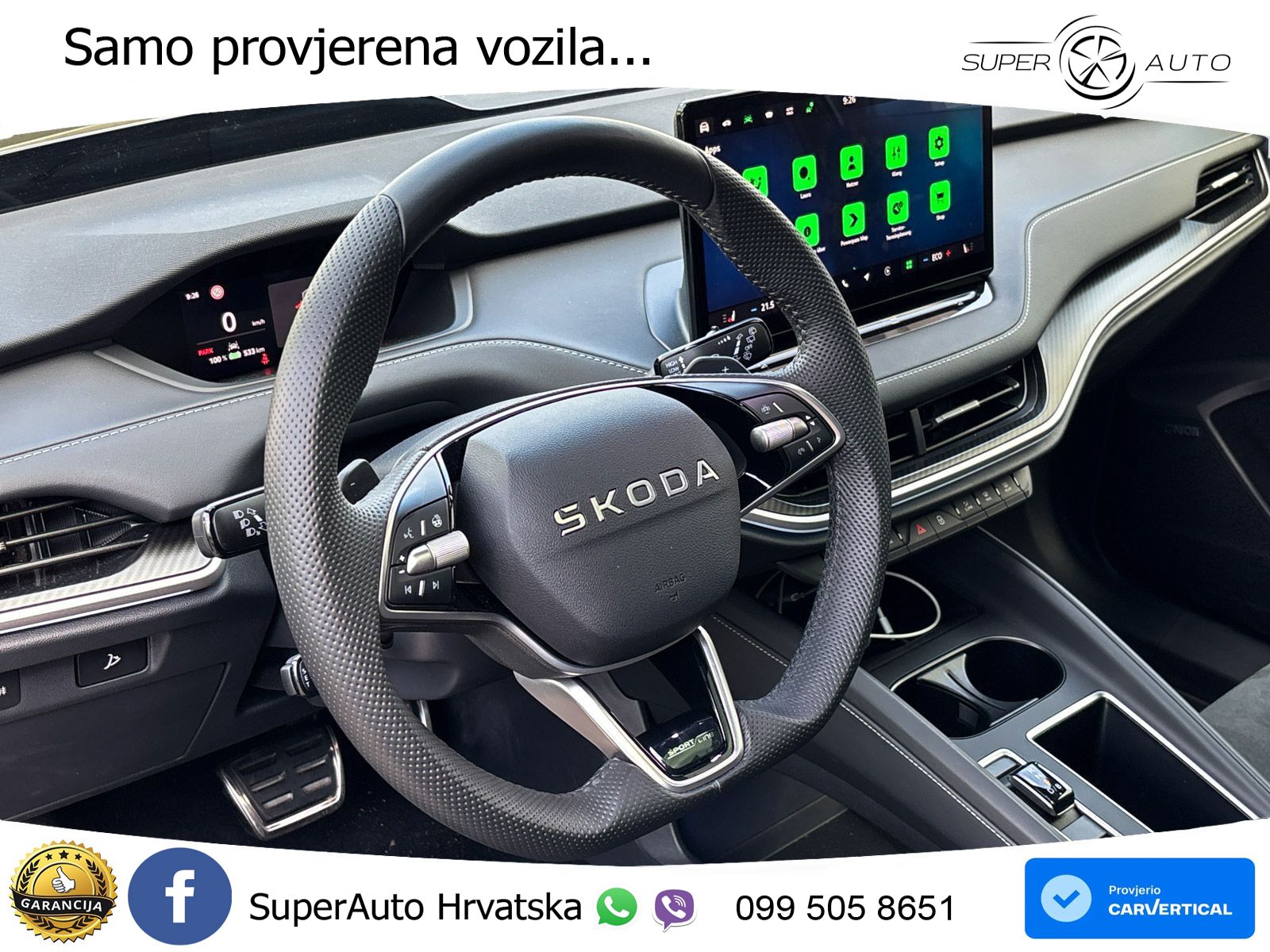 Škoda Enyaq 85 82 kWh (286 KS) SportLine LED+GR SJED+ACC
