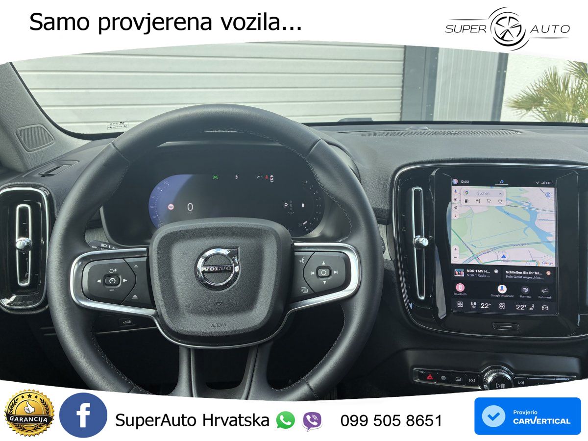 Volvo XC40 2.0 B4 AWD 197 KS Automatic ACC+GR SJED+360+PANO