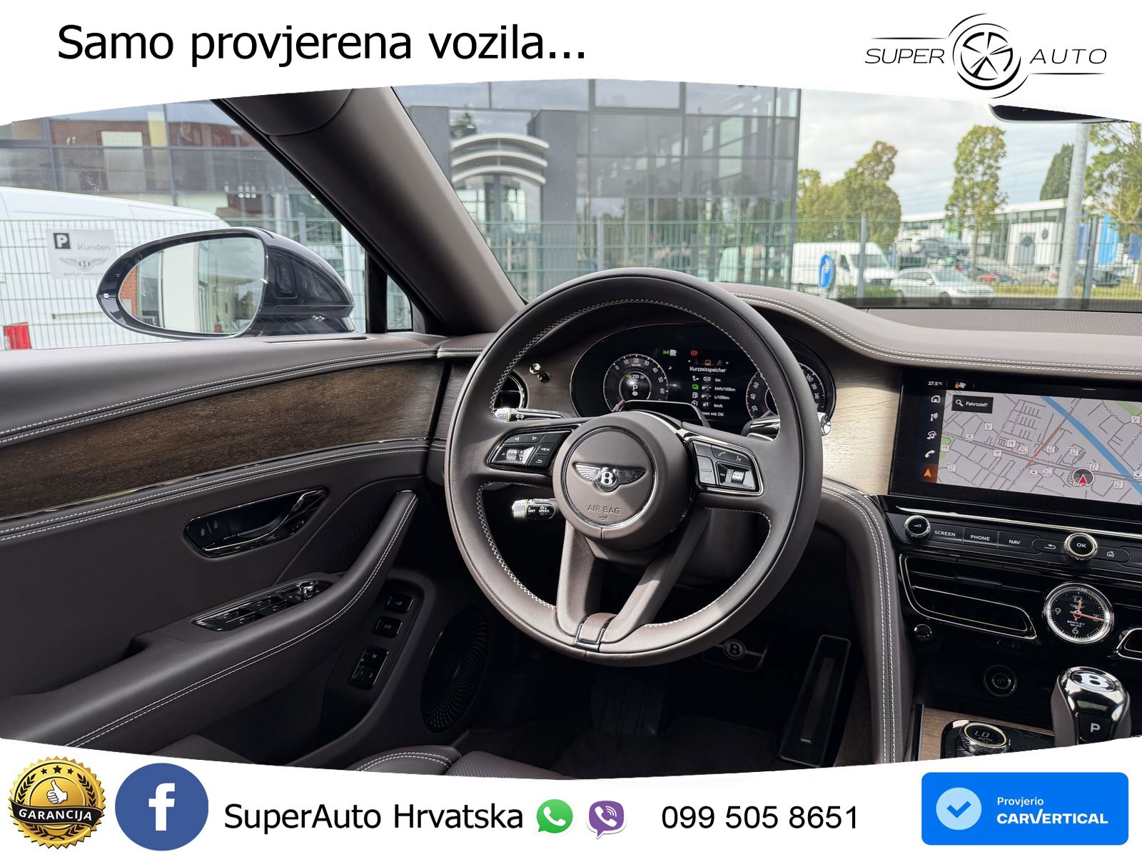Bentley Flying Spur IV S 4.0 V8 TFSi (680 KS) AWD DCT ZRAČNI+ACC+GR SJED+KAM+PANO