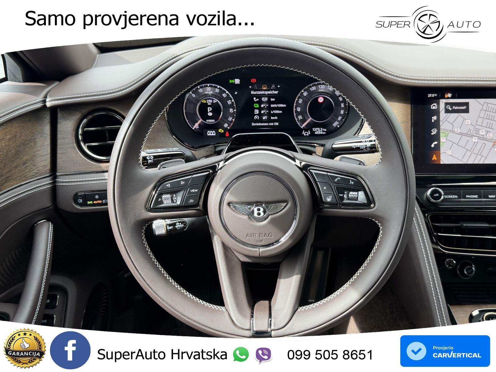 Bentley Flying Spur IV S 4.0 V8 TFSi (680 KS) AWD DCT ZRAČNI+ACC+GR SJED+KAM+PANO