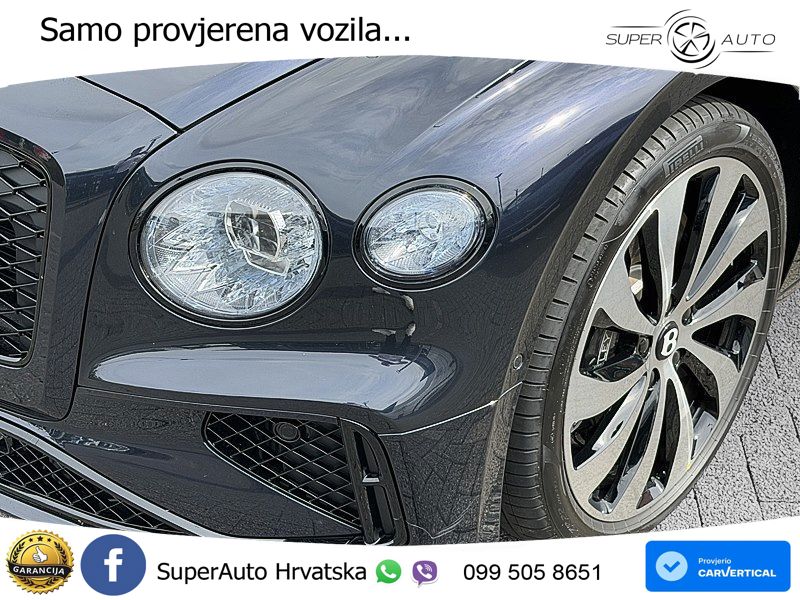 Bentley Flying Spur IV S 4.0 V8 TFSi (680 KS) AWD DCT ZRAČNI+ACC+GR SJED+KAM+PANO