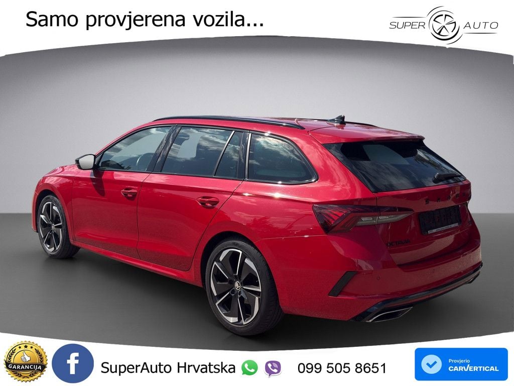 Škoda Octavia Combi RS 2.0 TDI (200 KS) DSG LED+GR SJED+ACC