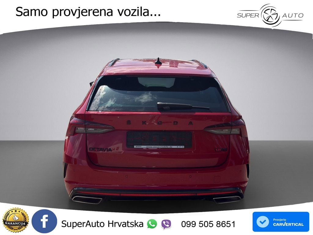 Škoda Octavia Combi RS 2.0 TDI (200 KS) DSG LED+GR SJED+ACC