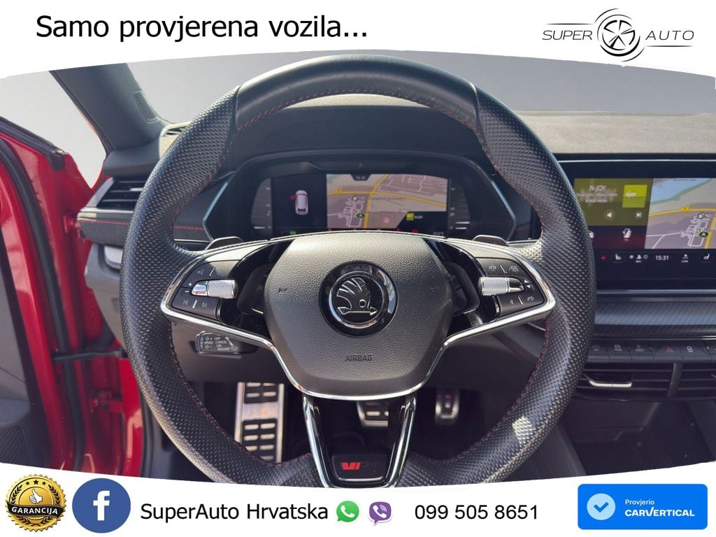 Škoda Octavia Combi RS 2.0 TDI (200 KS) DSG LED+GR SJED+ACC