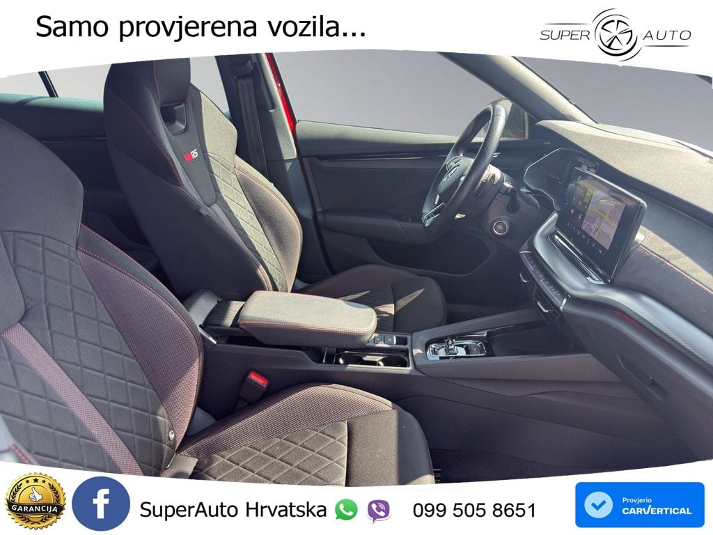 Škoda Octavia Combi RS 2.0 TDI (200 KS) DSG LED+GR SJED+ACC