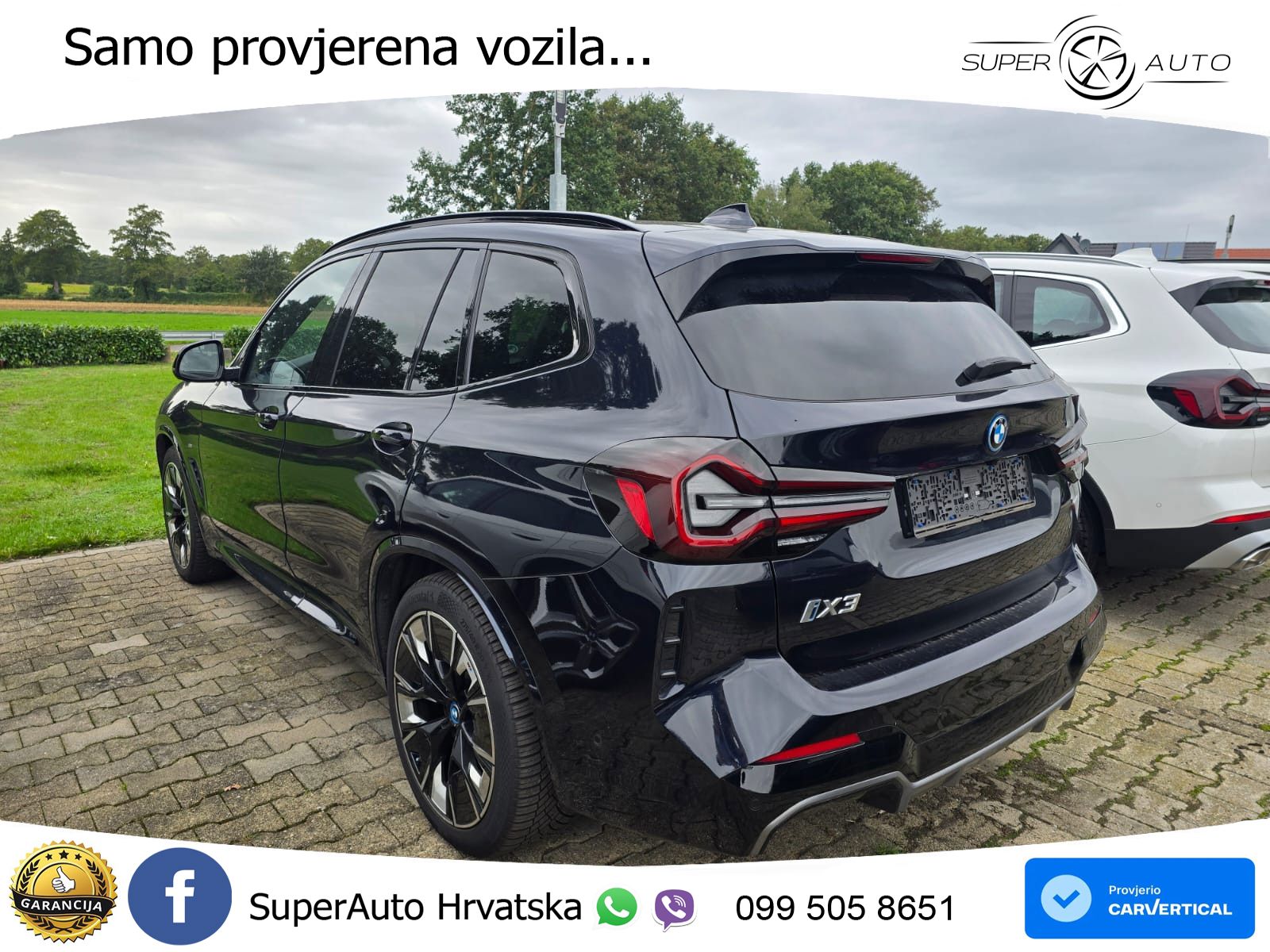 BMW iX3 80 kWh (286 KS) ACC+HEAD+GR SJED+360+PANO