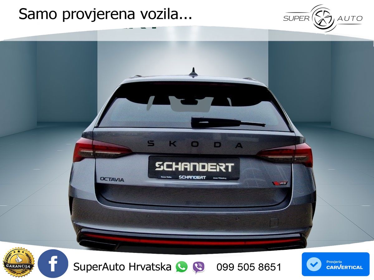 Škoda Octavia Combi RS 2.0 TSI (265 KS) DSG MATRIX+GR SJED+KAM
