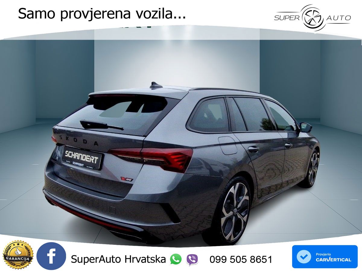 Škoda Octavia Combi RS 2.0 TSI (265 KS) DSG MATRIX+GR SJED+KAM