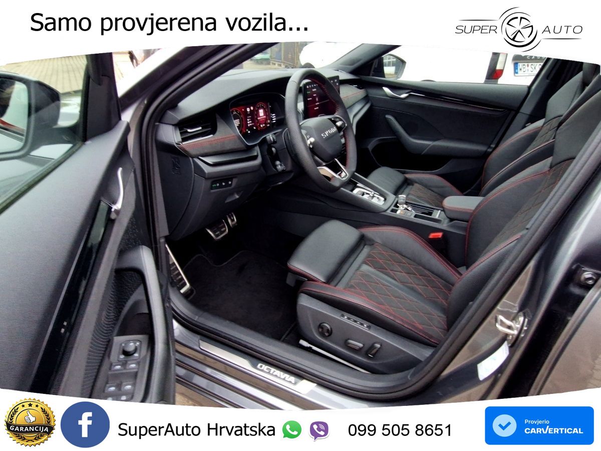 Škoda Octavia Combi RS 2.0 TSI (265 KS) DSG MATRIX+GR SJED+KAM