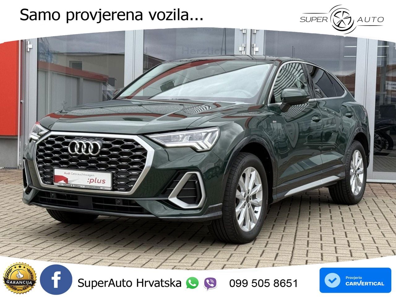 Audi Q3 Sportback 45 TFSIe (245 KS) S tronic S line MATRIX+GR SJED+KAM
