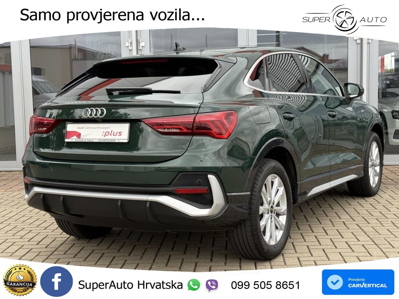 Audi Q3 Sportback 45 TFSIe (245 KS) S tronic S line MATRIX+GR SJED+KAM