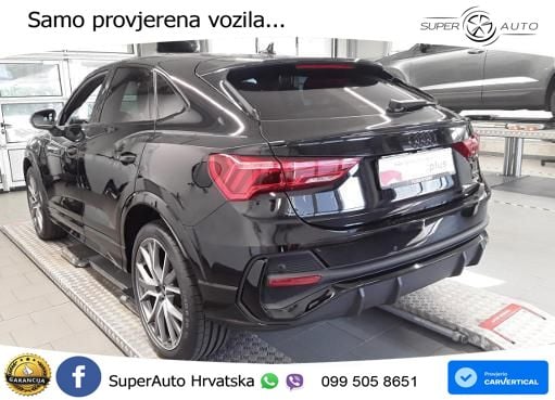 Audi Q3 Sportback 40 TDI (200 KS) quattro S tronic S line MATRIX+GR SJED+KAM