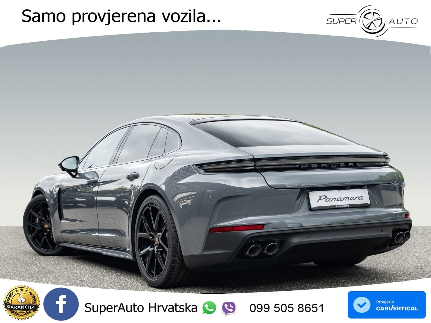 Porsche Panamera 4 2.9 V6 (470 KS) E-Hybrid PDK ZRAČNI+ACC+GR SJED+KAM+PANO