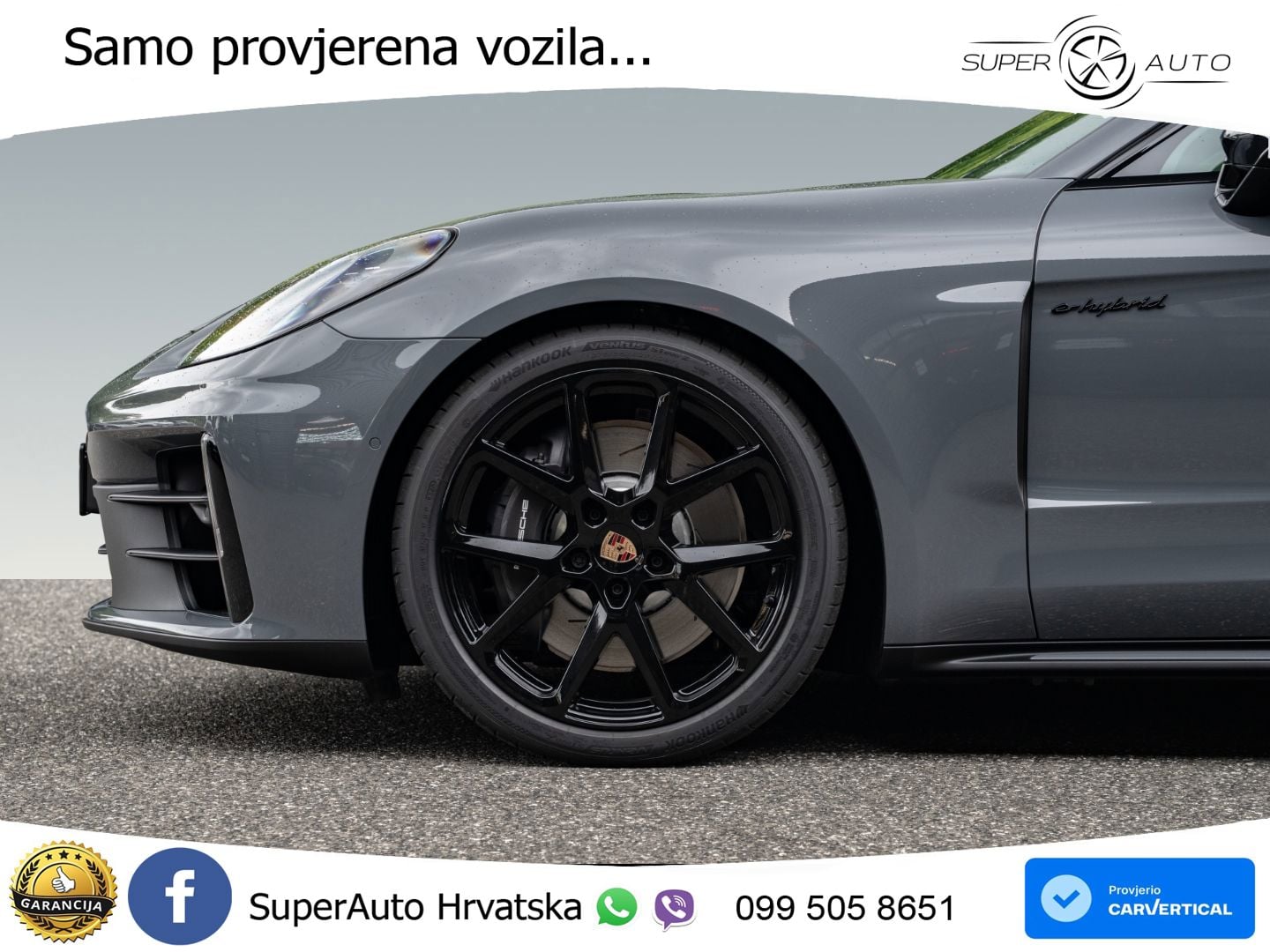 Porsche Panamera 4 2.9 V6 (470 KS) E-Hybrid PDK ZRAČNI+ACC+GR SJED+KAM+PANO