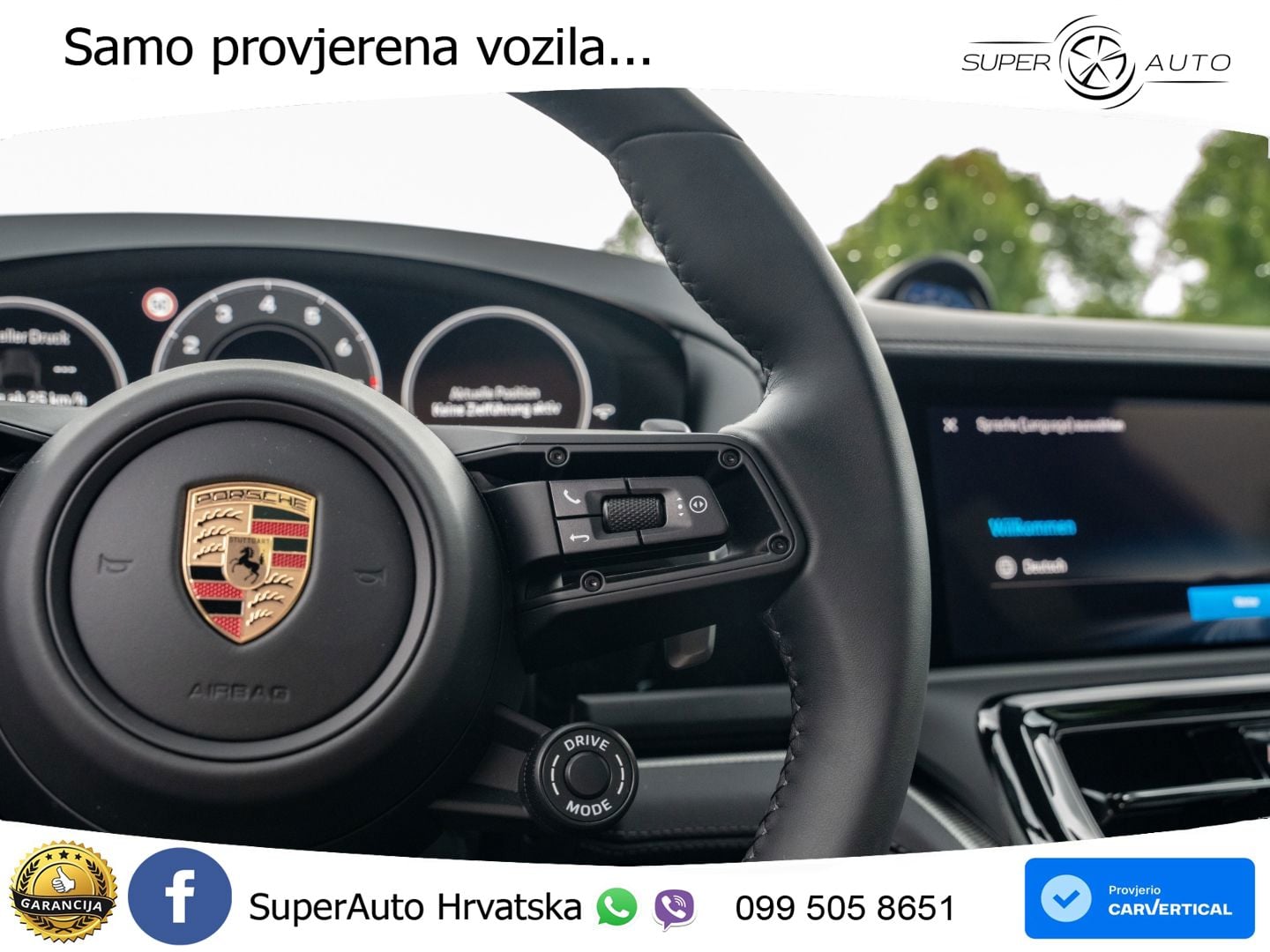 Porsche Panamera 4 2.9 V6 (470 KS) E-Hybrid PDK ZRAČNI+ACC+GR SJED+KAM+PANO