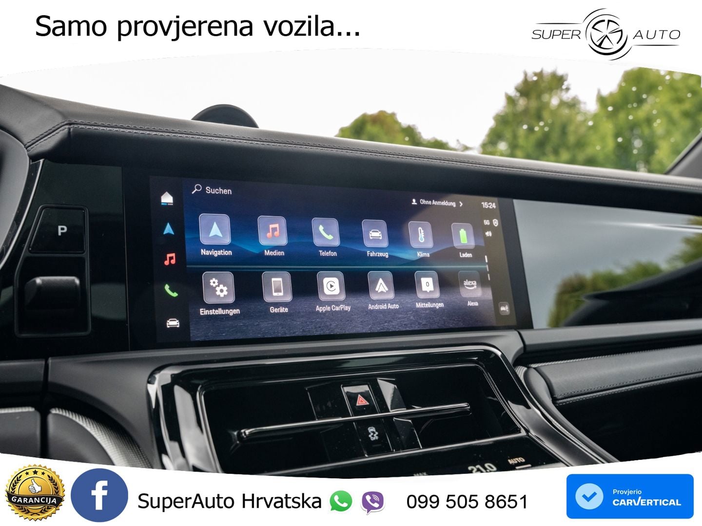 Porsche Panamera 4 2.9 V6 (470 KS) E-Hybrid PDK ZRAČNI+ACC+GR SJED+KAM+PANO