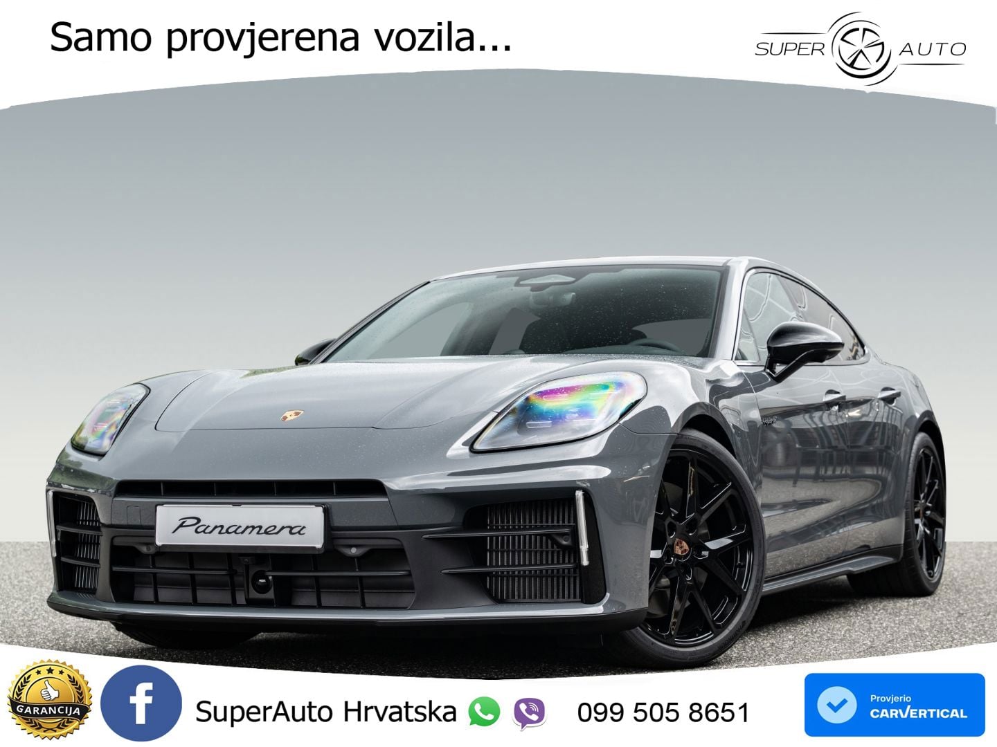 Porsche Panamera 4 2.9 V6 (470 KS) E-Hybrid PDK ZRAČNI+ACC+GR SJED+KAM+PANO