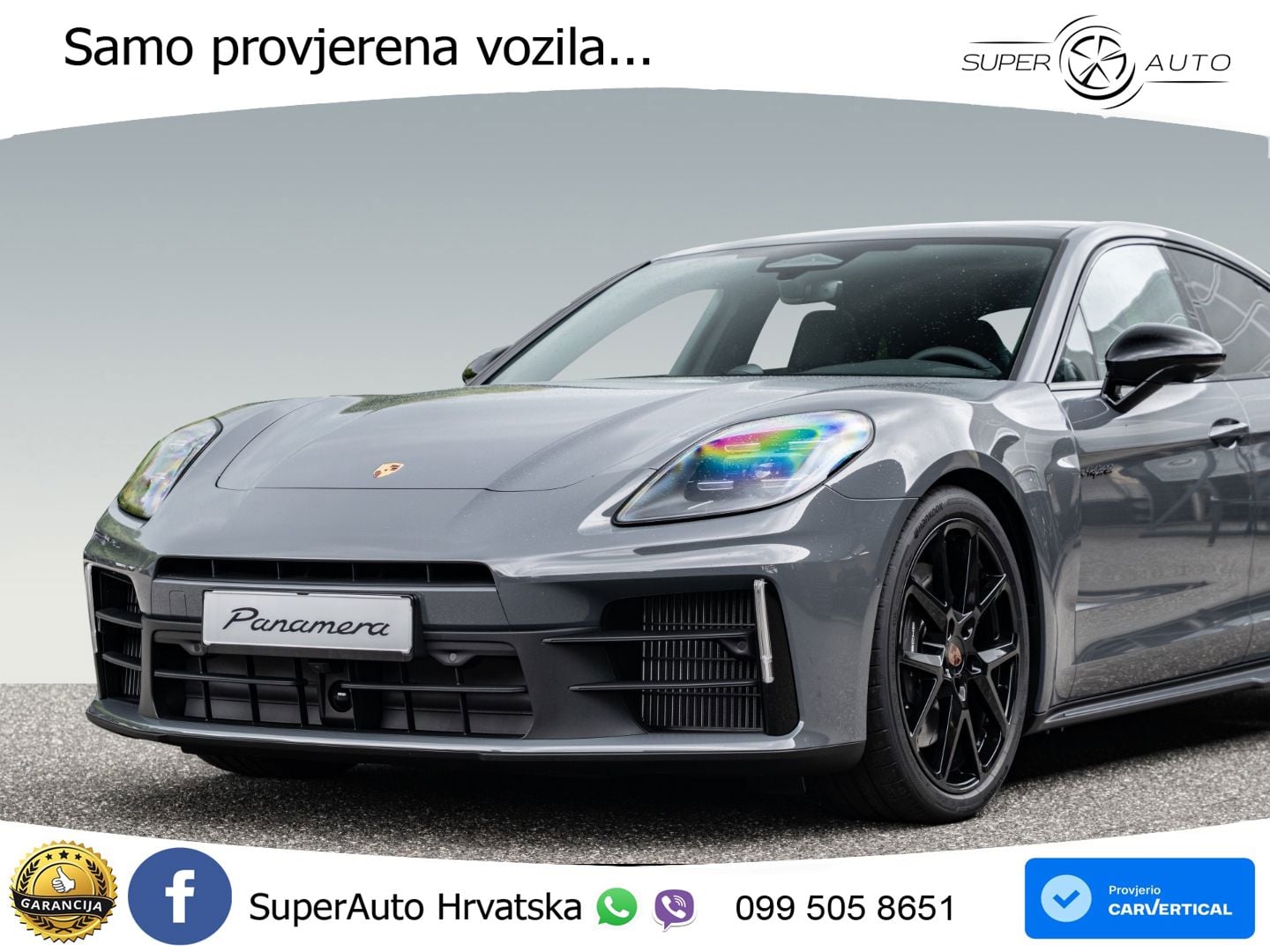 Porsche Panamera 4 2.9 V6 (470 KS) E-Hybrid PDK ZRAČNI+ACC+GR SJED+KAM+PANO