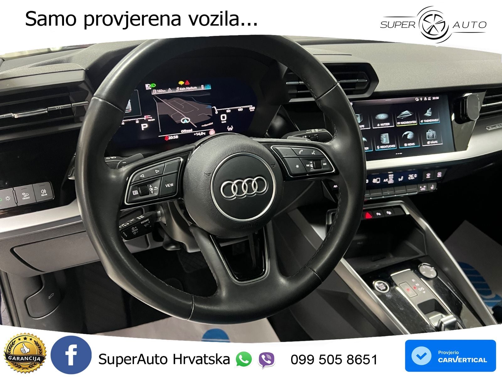 Audi A3 40 TDI (200 KS) quattro S tronic MATRIX+GR SJED+KAM