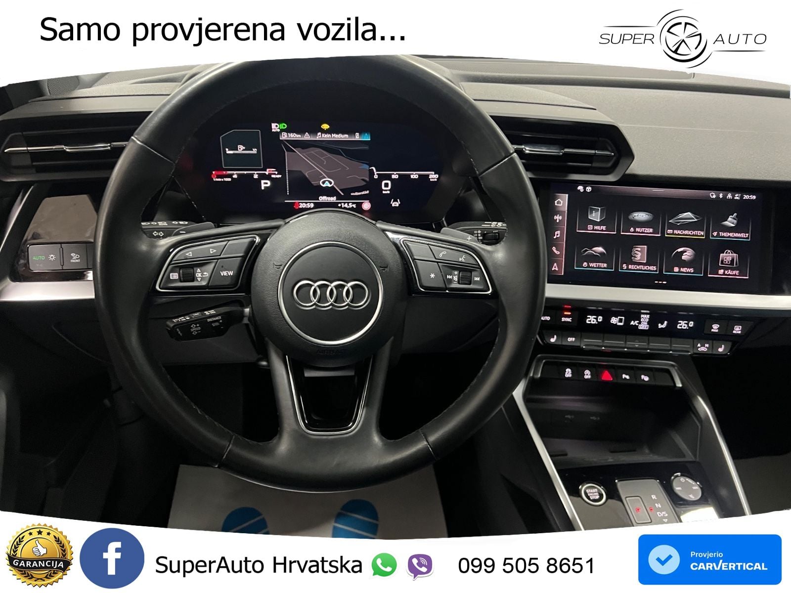 Audi A3 40 TDI (200 KS) quattro S tronic MATRIX+GR SJED+KAM