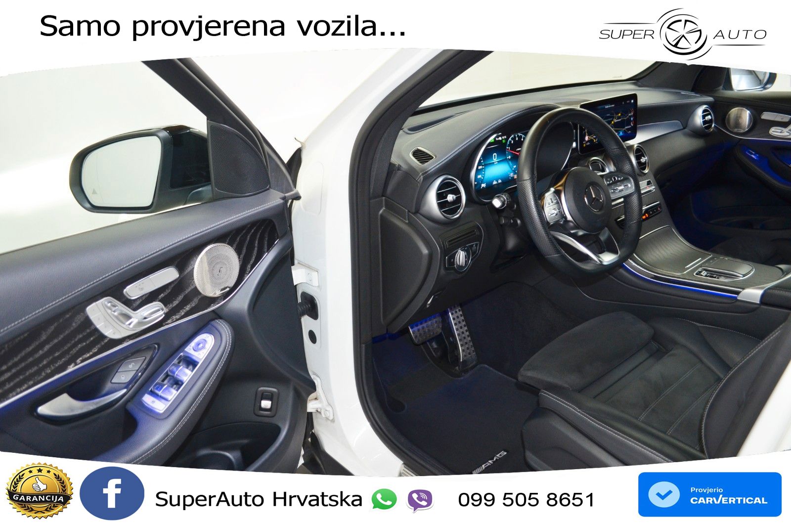 Mercedes GLC 300de (306 KS) 4MATIC 9G-TRONIC AMG ZRAČNI+ACC+GR SJED+KAM+PANO