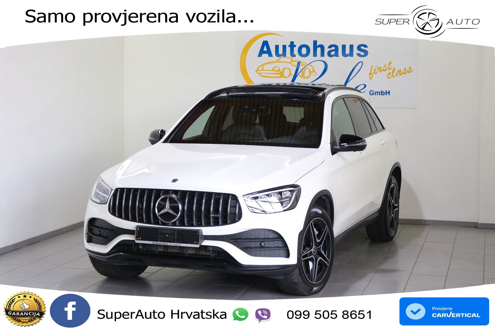 Mercedes GLC 300de (306 KS) 4MATIC 9G-TRONIC AMG ZRAČNI+ACC+GR SJED+KAM+PANO