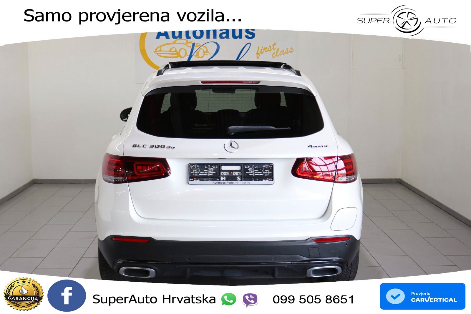 Mercedes GLC 300de (306 KS) 4MATIC 9G-TRONIC AMG ZRAČNI+ACC+GR SJED+KAM+PANO