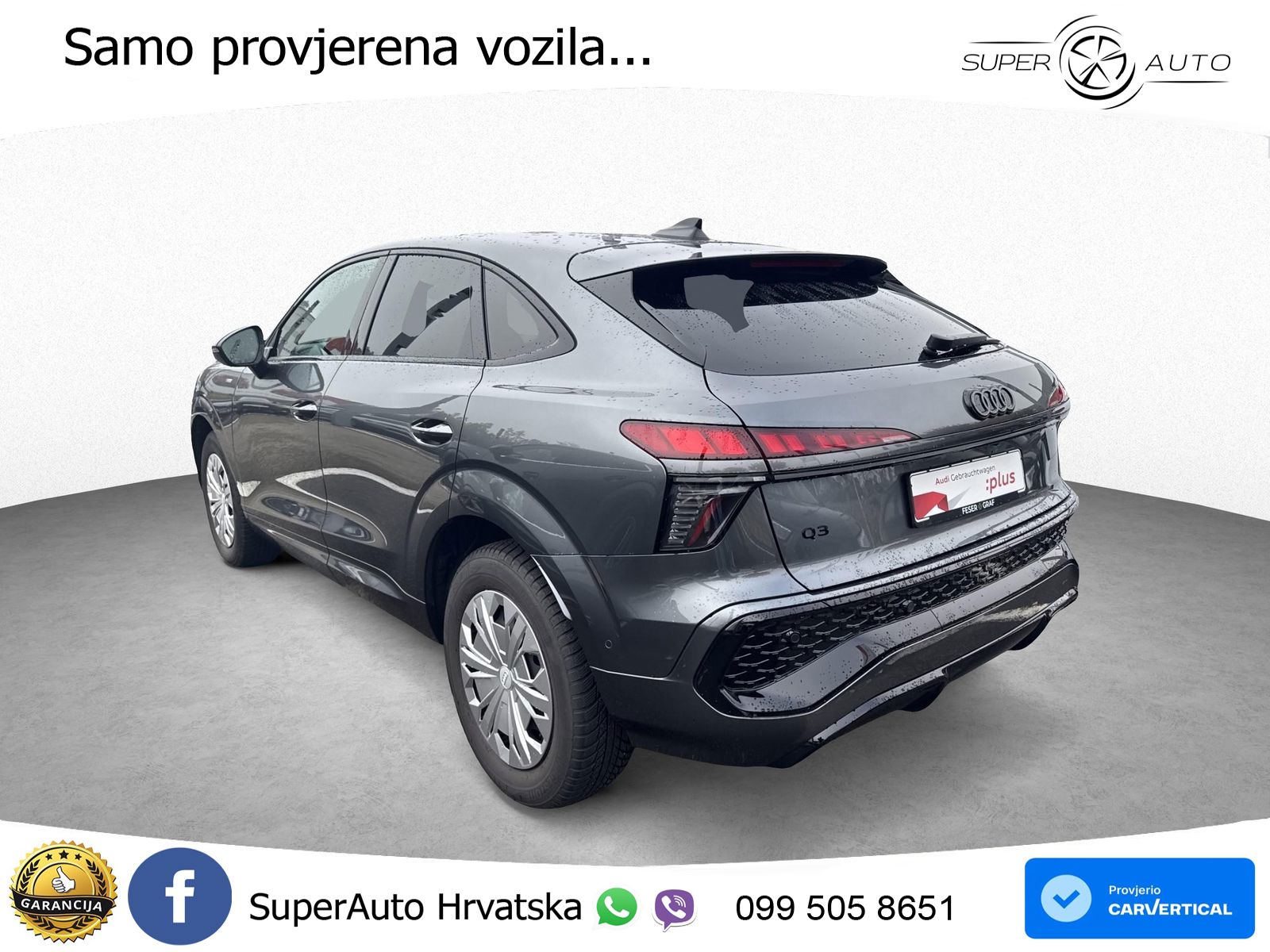 Audi Q3 Sportback 1.5 TFSI (150 KS) S tronic 2x S line LED+GR SJED+ACC
