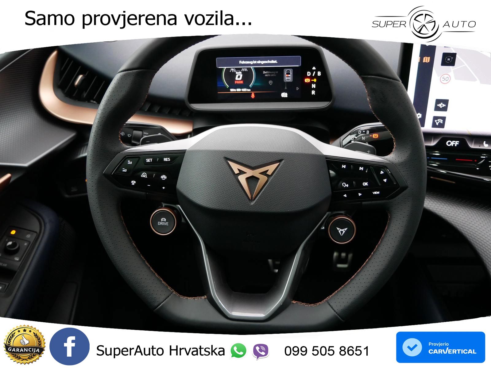 Cupra Tavascan 82 kWh (286 KS) LED+GR SJED+ACC