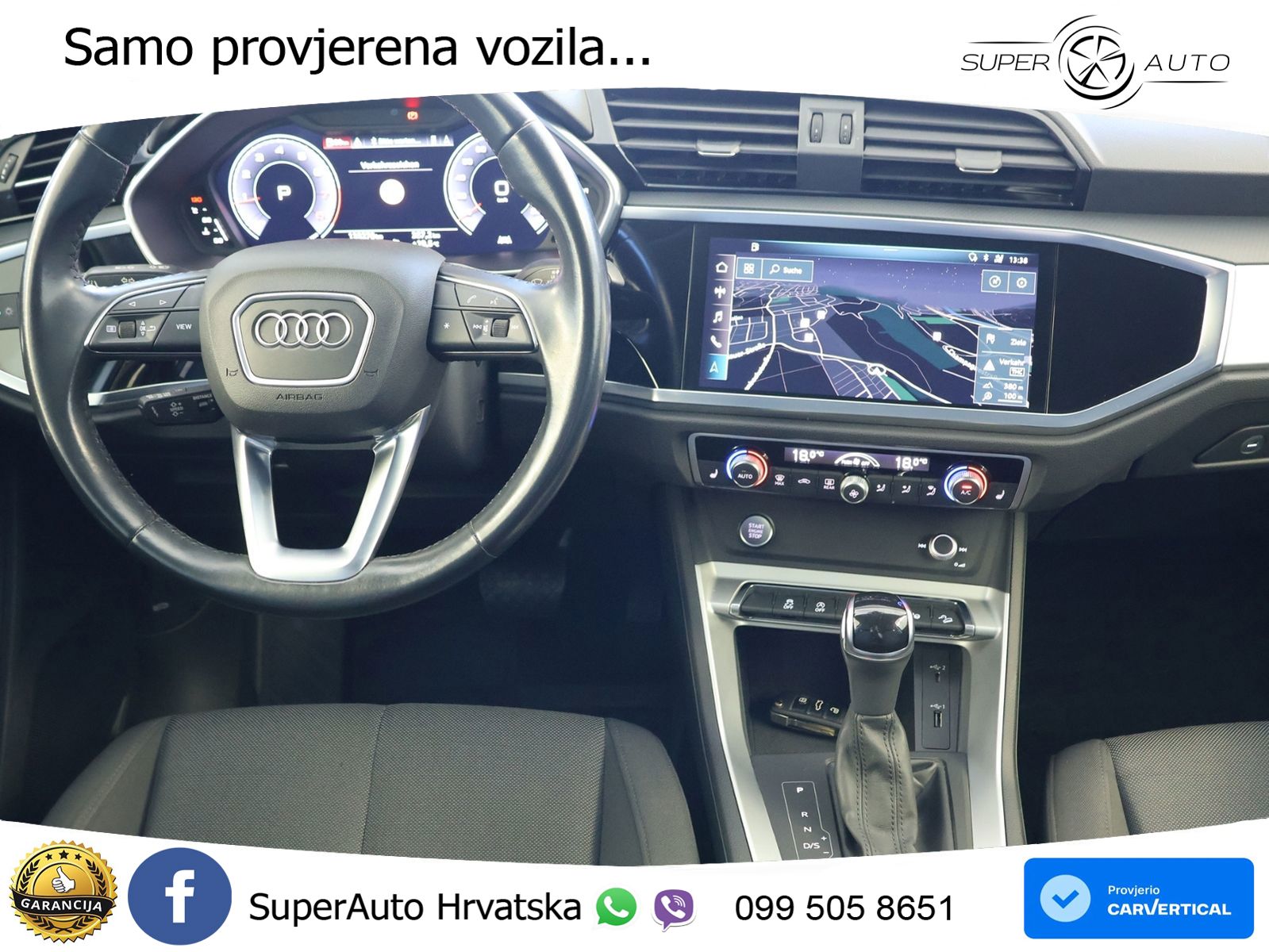 Audi Q3 40 TFSI (190 KS) quattro S tronic advanced LED+GR SJED+ACC