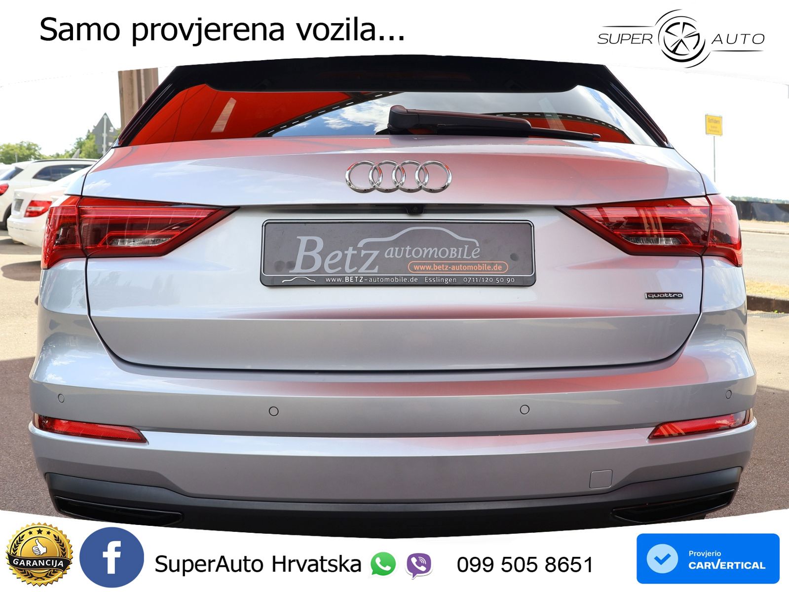 Audi Q3 40 TFSI (190 KS) quattro S tronic advanced LED+GR SJED+ACC