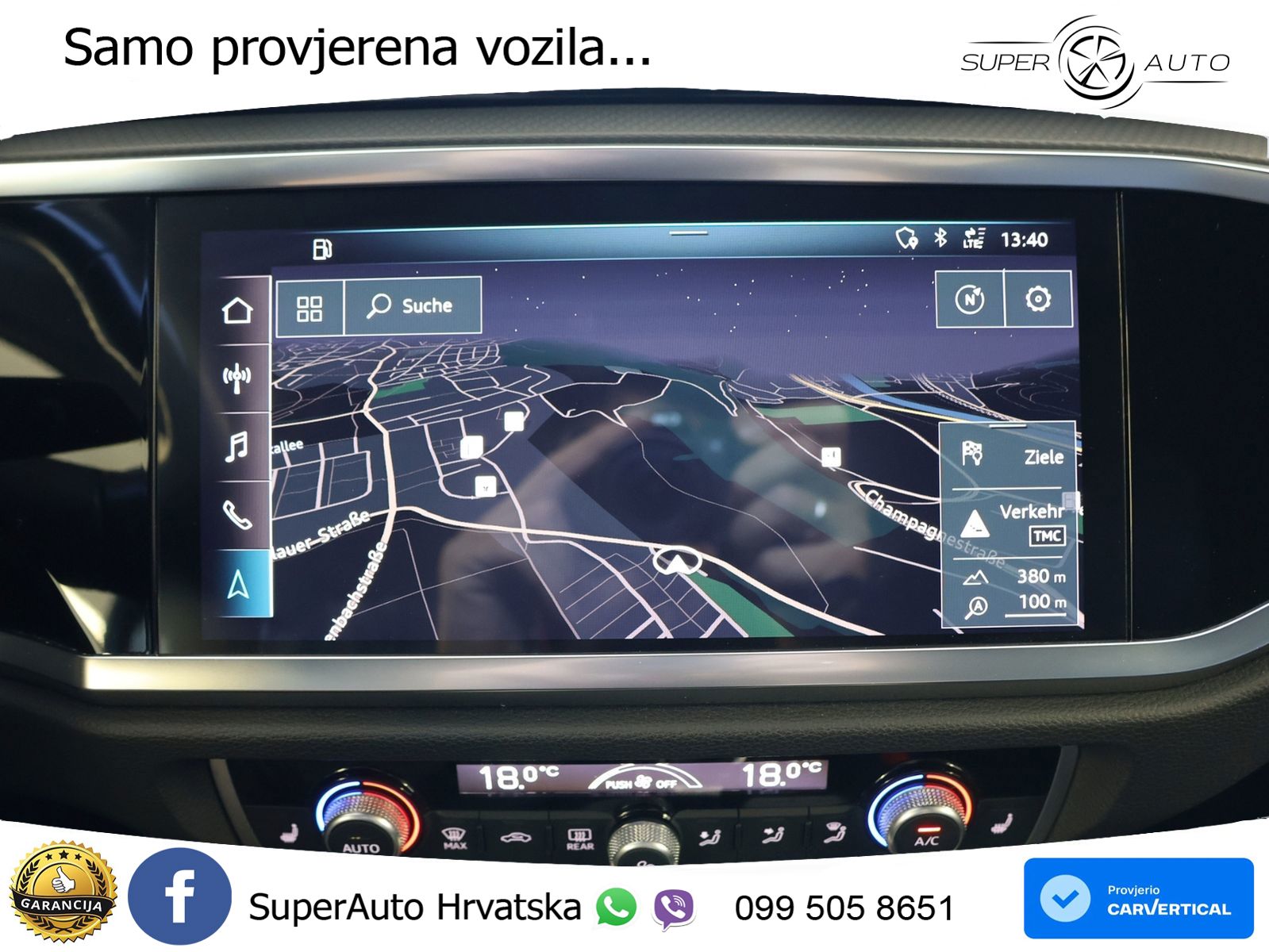 Audi Q3 40 TFSI (190 KS) quattro S tronic advanced LED+GR SJED+ACC