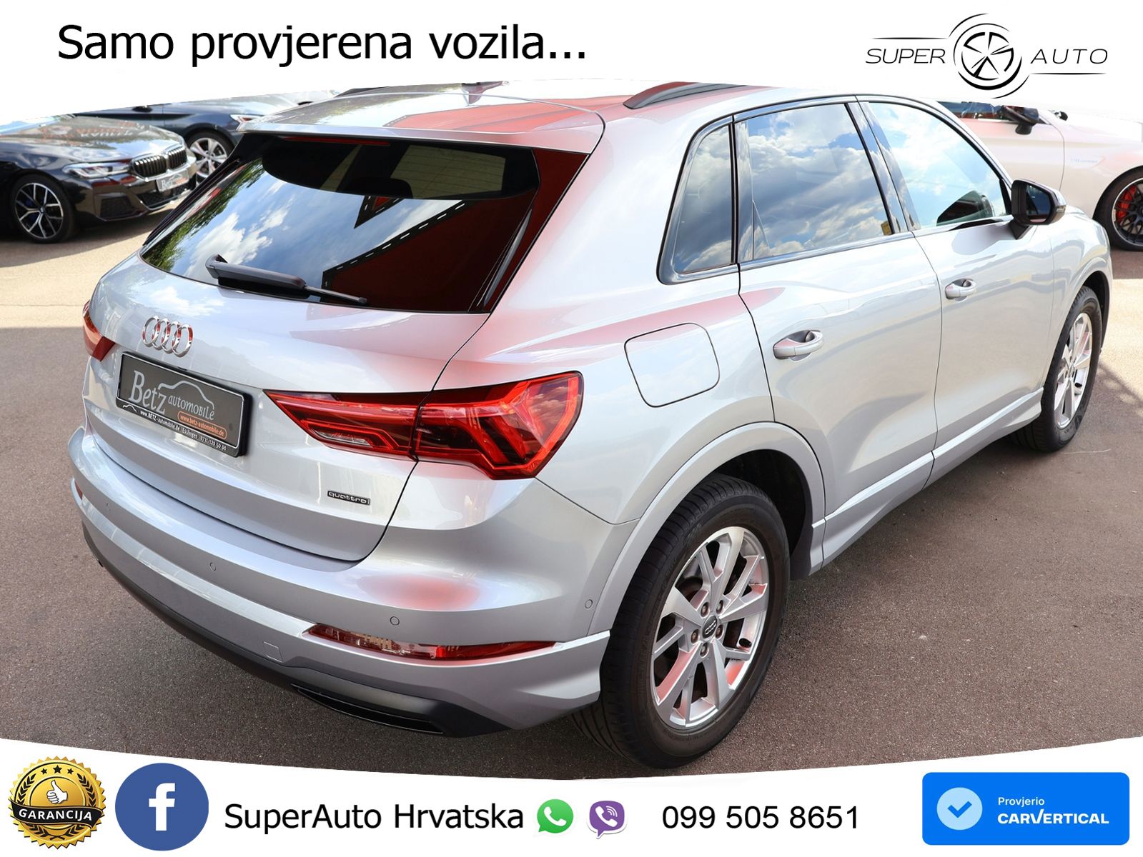 Audi Q3 40 TFSI (190 KS) quattro S tronic advanced LED+GR SJED+ACC