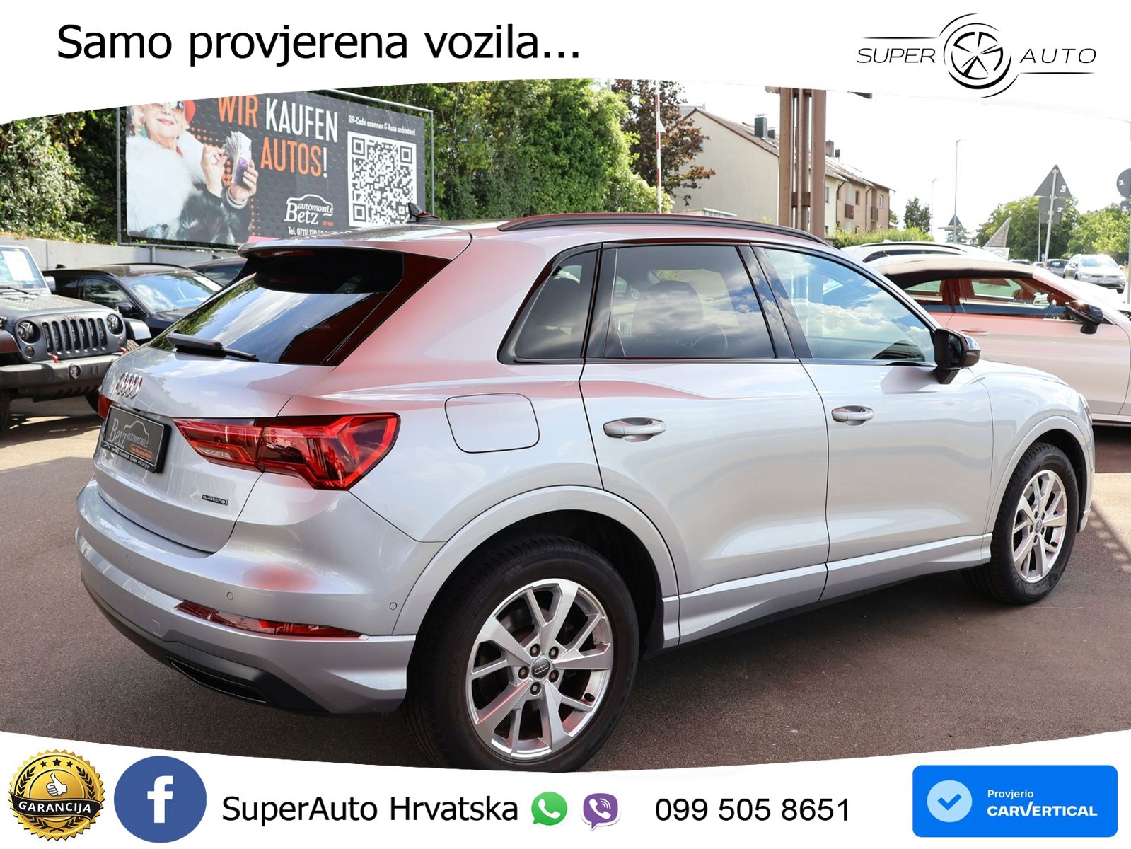 Audi Q3 40 TFSI (190 KS) quattro S tronic advanced LED+GR SJED+ACC