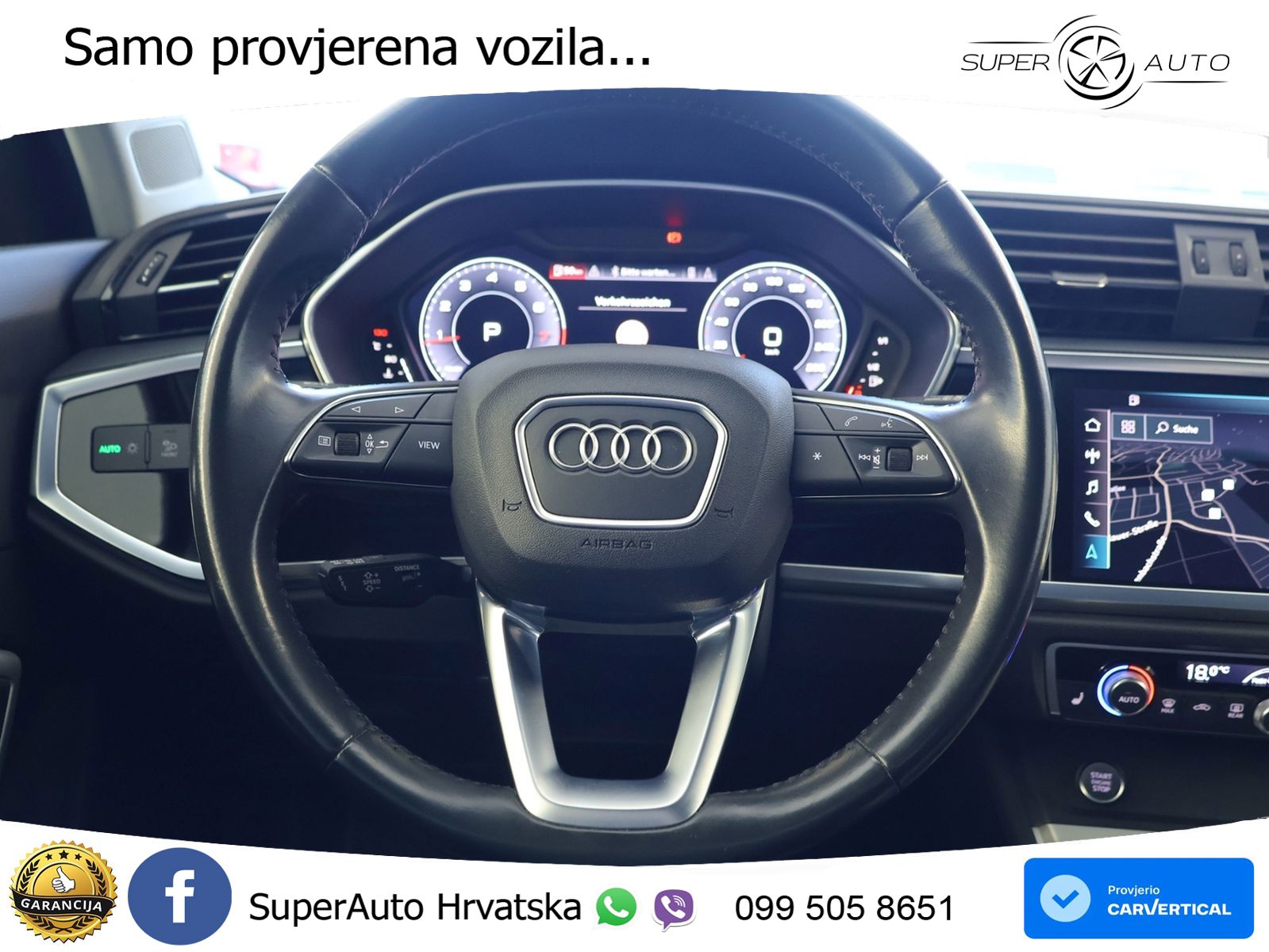 Audi Q3 40 TFSI (190 KS) quattro S tronic advanced LED+GR SJED+ACC